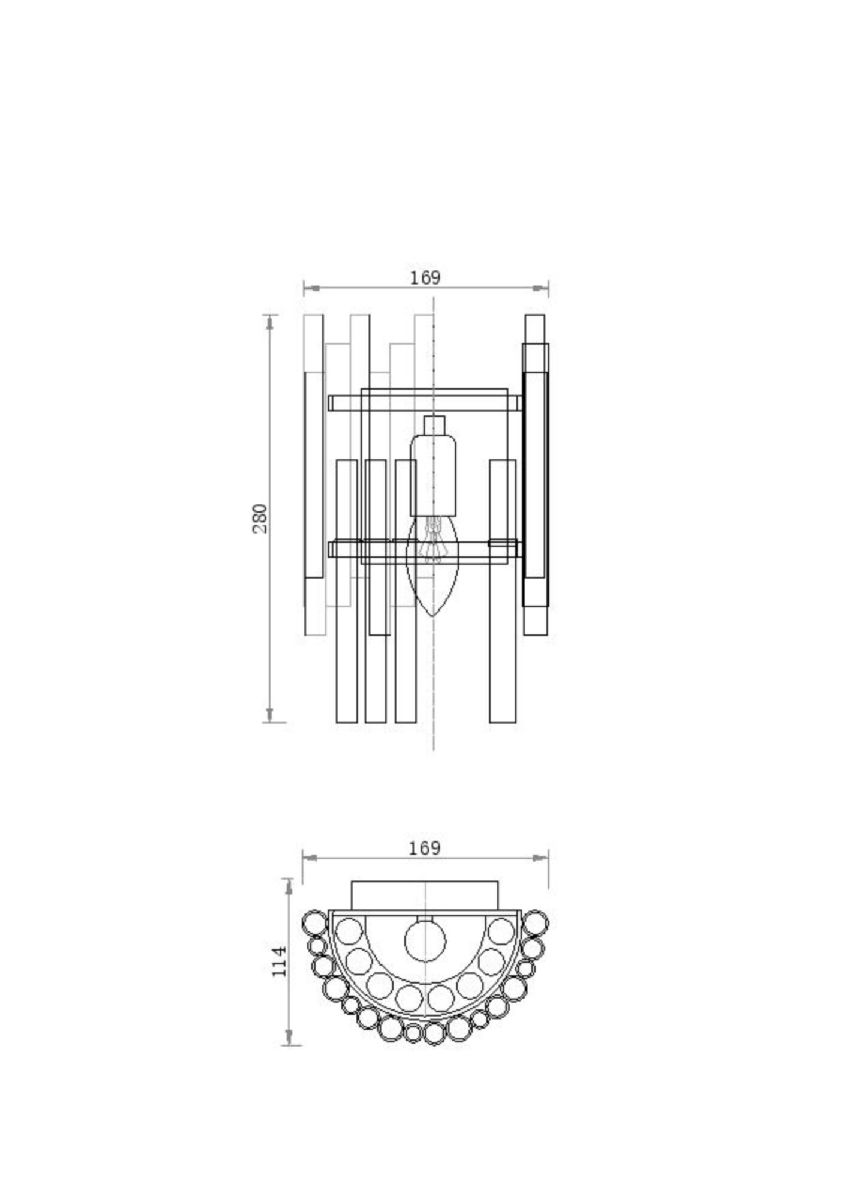 Настенный светильник Maytoni Coliseo MOD135WL-01BS в Санкт-Петербурге