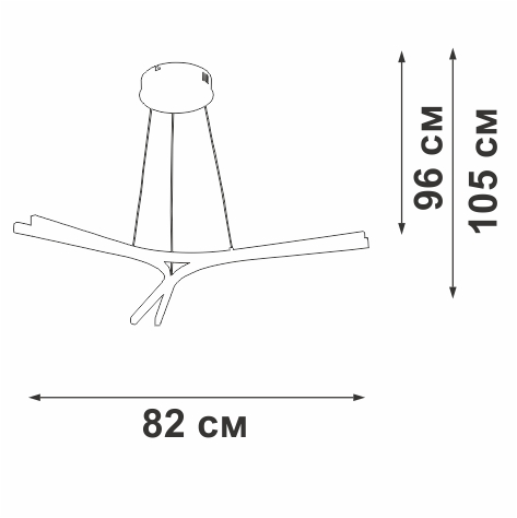 Подвесной светильник Vitaluce V2512DT-0/3S в Санкт-Петербурге