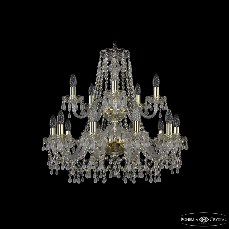 Подвесная люстра Bohemia Ivele Crystal 1410/10+5/240/2d G V0300 в Санкт-Петербурге