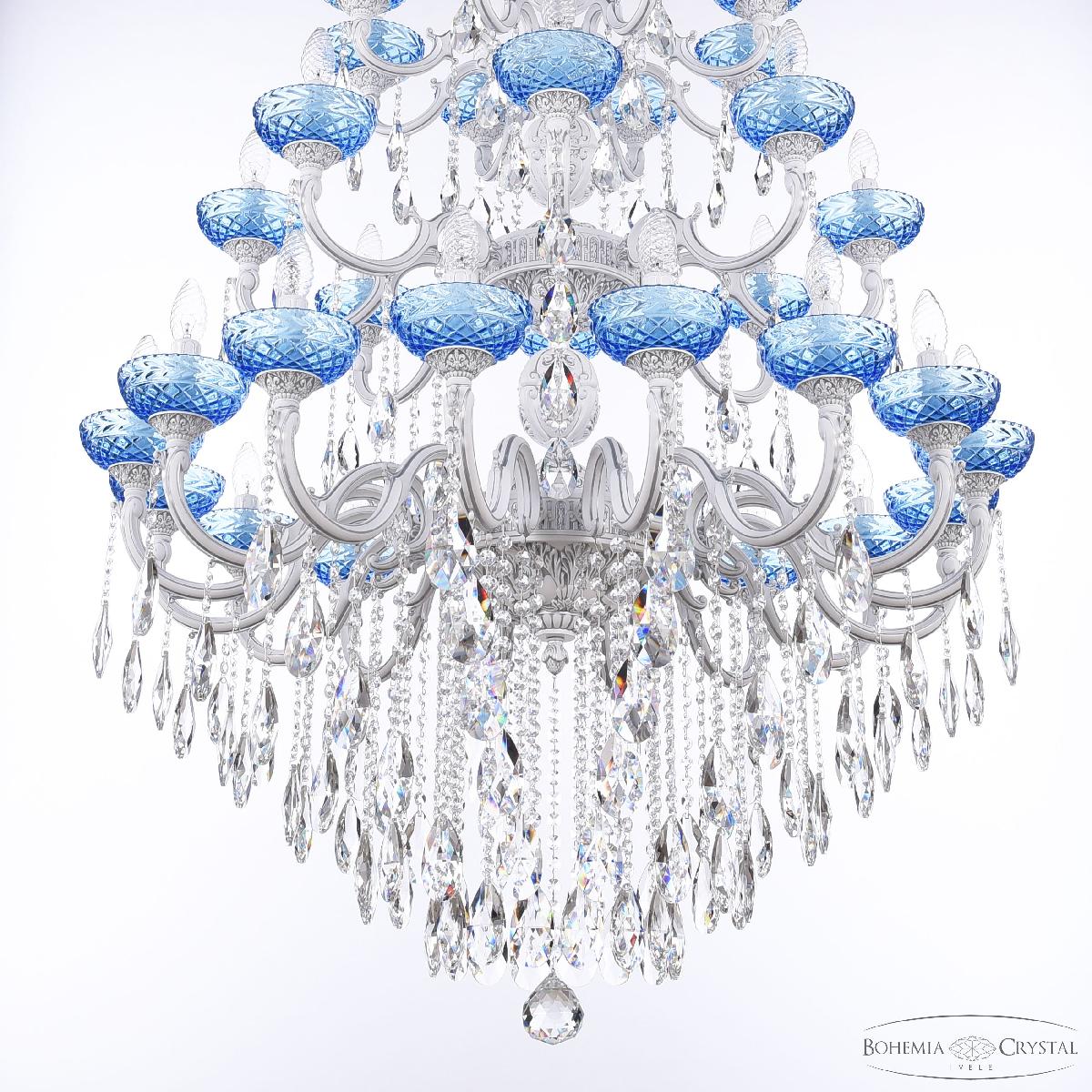 Подвесная люстра Bohemia Ivele Crystal AL78101/16+8+8/300/3d B WMN P Aquamarine/M-1F в #REGION_NAME_DECLINE_PP#