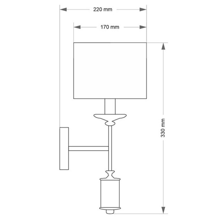 Бра классика Kutek Artu ART-K-1(N/А)-11260 в Санкт-Петербурге