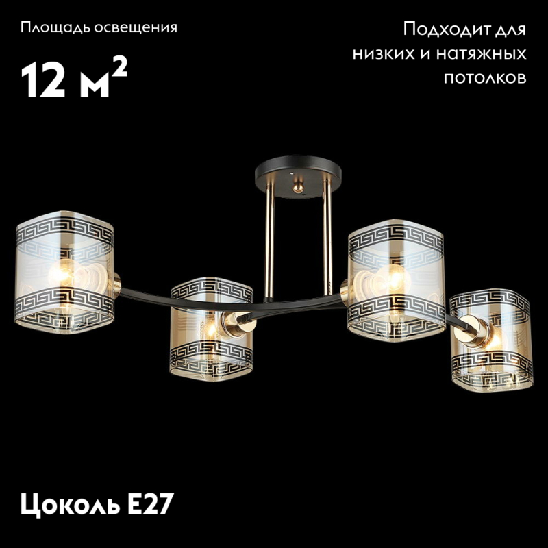 Потолочная люстра Reluce 04723-0.3-04 в Санкт-Петербурге