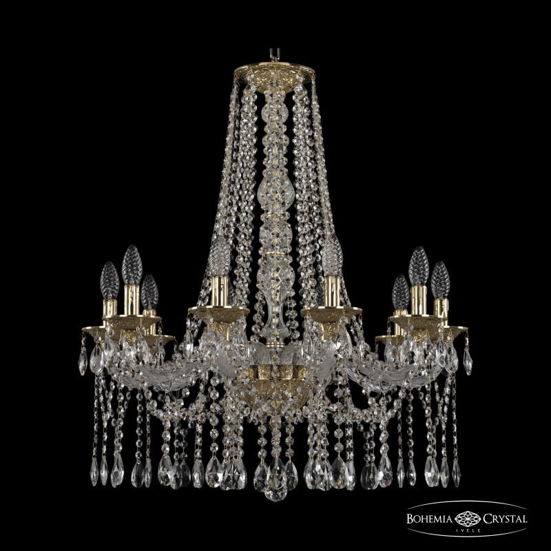 Подвесная люстра Bohemia Ivele Crystal 16113/10/240/h-75 G в Санкт-Петербурге
