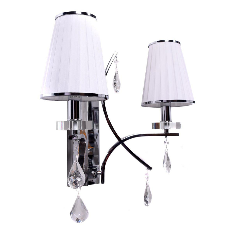 Бра Lumina Deco Glamour LDW 66247-2 WT+CHR в Санкт-Петербурге