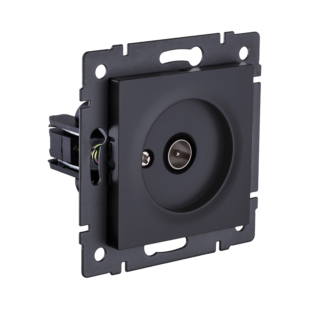 Розетка TV (папа), черный матовый Kollinger REA-007BM для Aspekt, Eleganz, Reflex в #REGION_NAME_DECLINE_PP#