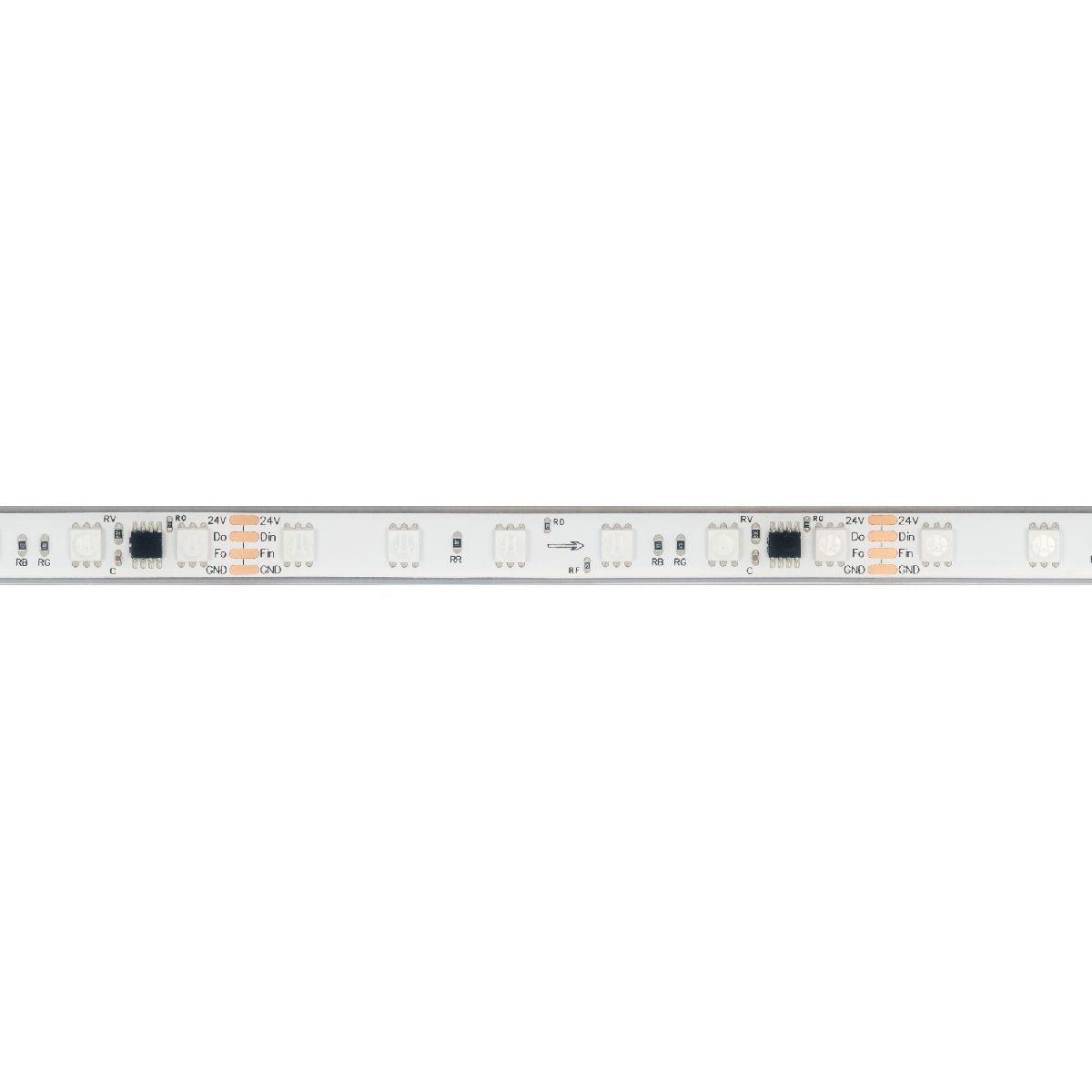 Светодиодная герметичная лента Arlight SPI-PFS-B60-12mm 24V RGB-PX6-BPT (12 W/m, IP68, 5060, 5m) 039602 в Санкт-Петербурге