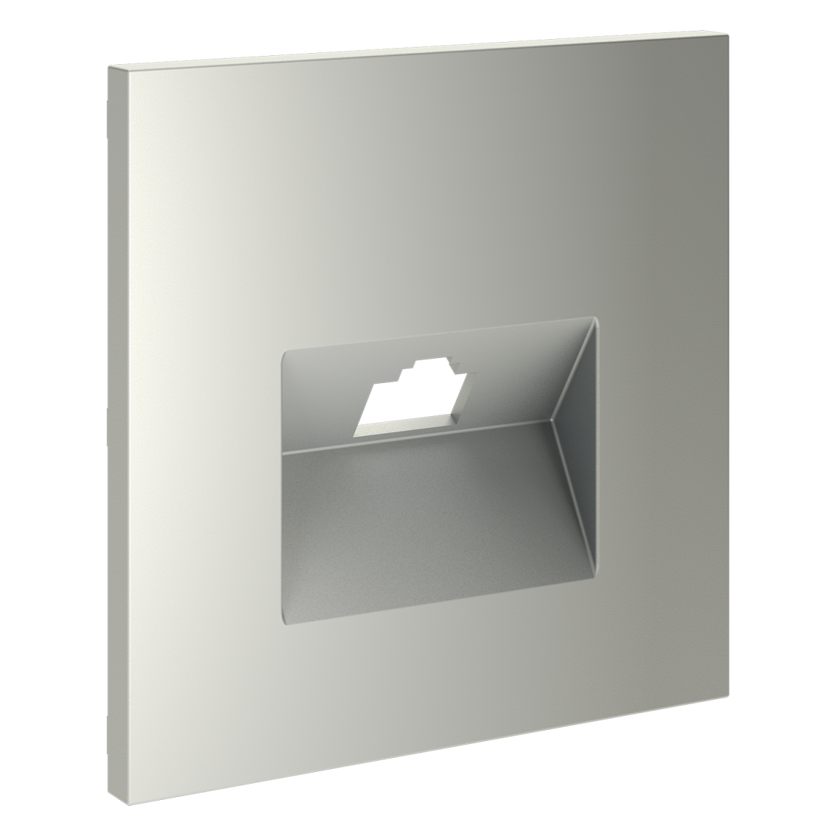 Накладка для розетки компьютерной RJ45 кат.6 Voltum S70 (сталь) VLS001305 в #REGION_NAME_DECLINE_PP#