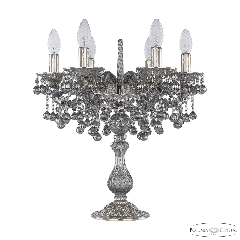 Настольная лампа Bohemia Ivele Crystal 16109L8/6/141-47 Ni M731 в Санкт-Петербурге