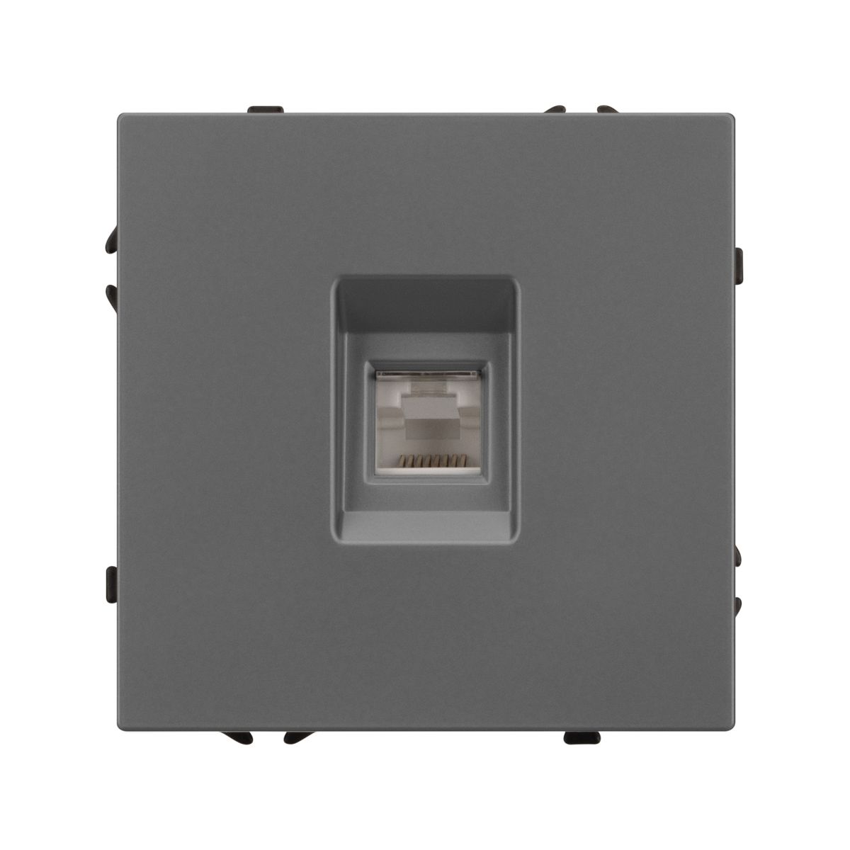 Механизм телефонной розетки Arlight SCT-NOBE-MTL1-SFPL-GR (RJ-11, 4C) (Серый базальт) 054303 в Санкт-Петербурге