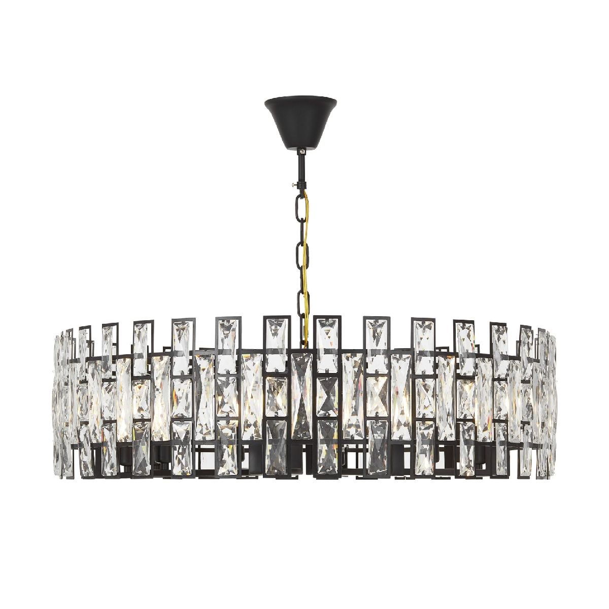 Подвесная люстра Lumina Deco Florina LDP 7041-800 BK в Санкт-Петербурге