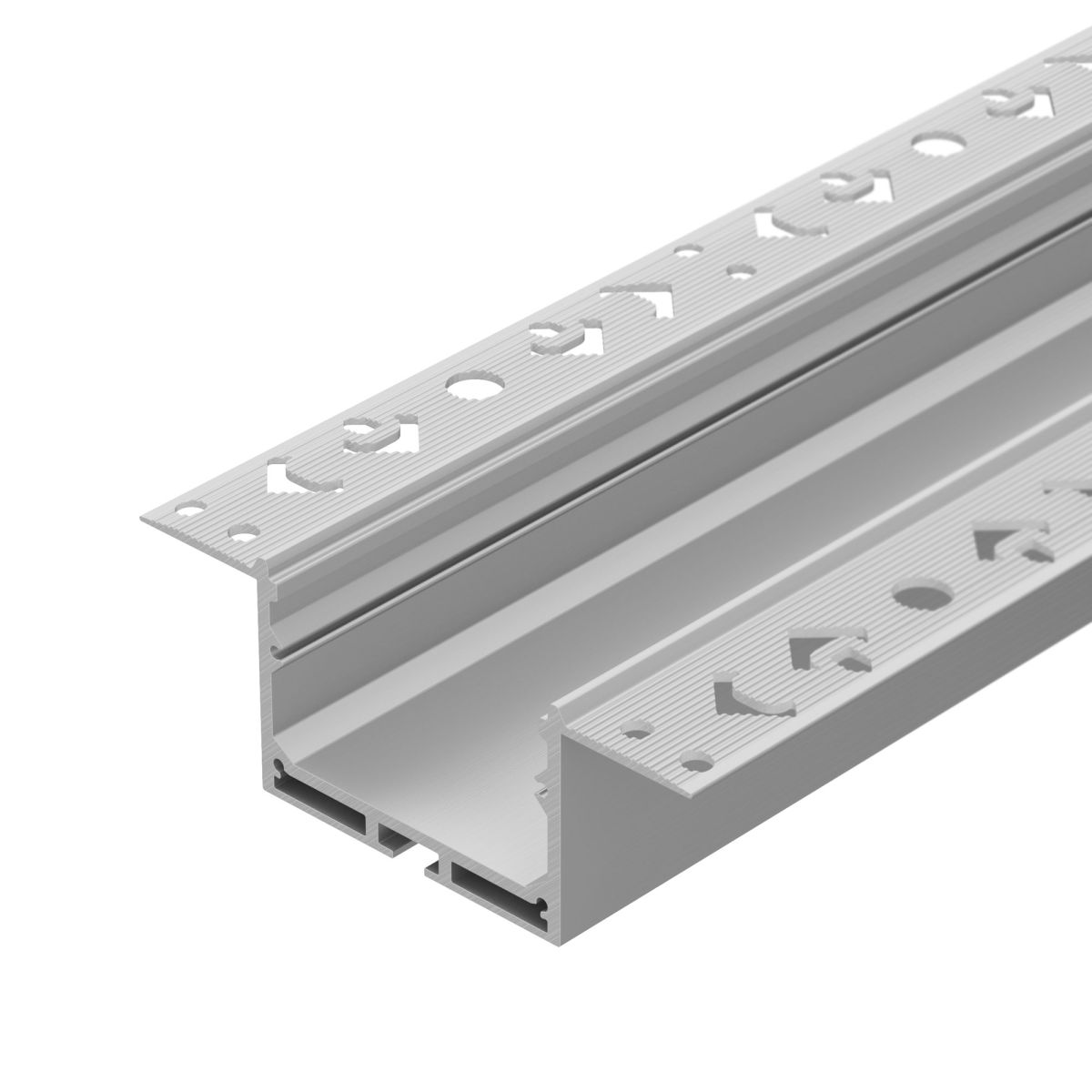 Профиль для гкл Arlight LINIA45-FANTOM-2000 ANOD (Алюминий) 059412 в Санкт-Петербурге
