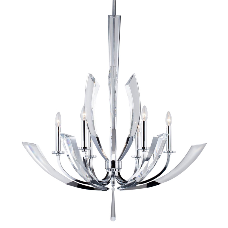 Подвесная люстра Delight Collection Ice Kingdom P68028L-6 chrome в Санкт-Петербурге