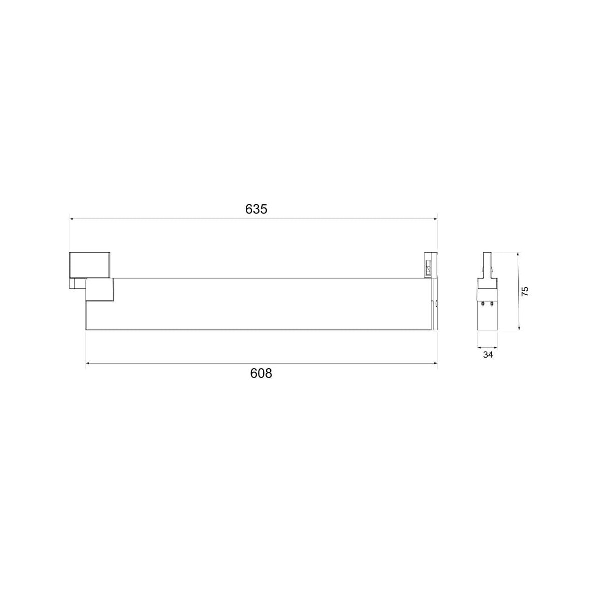 Трековый светильник Elektrostandard X-Line черный матовый 4690389161568 в Санкт-Петербурге