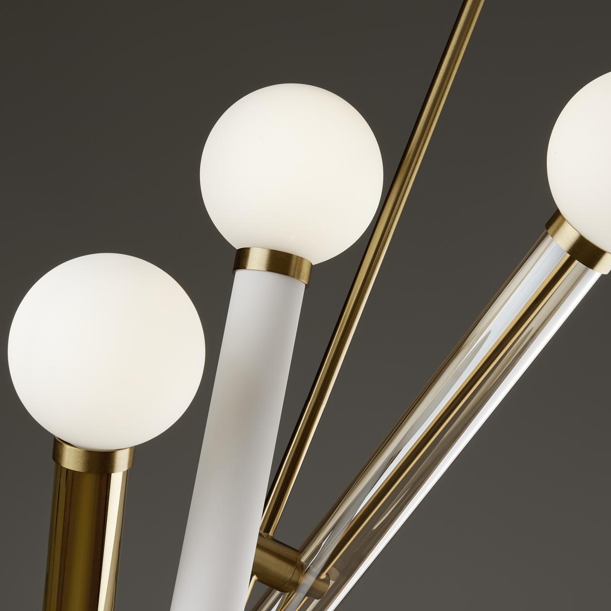 Люстра на штанге Freya Cross FR5381PL-06G в #REGION_NAME_DECLINE_PP#