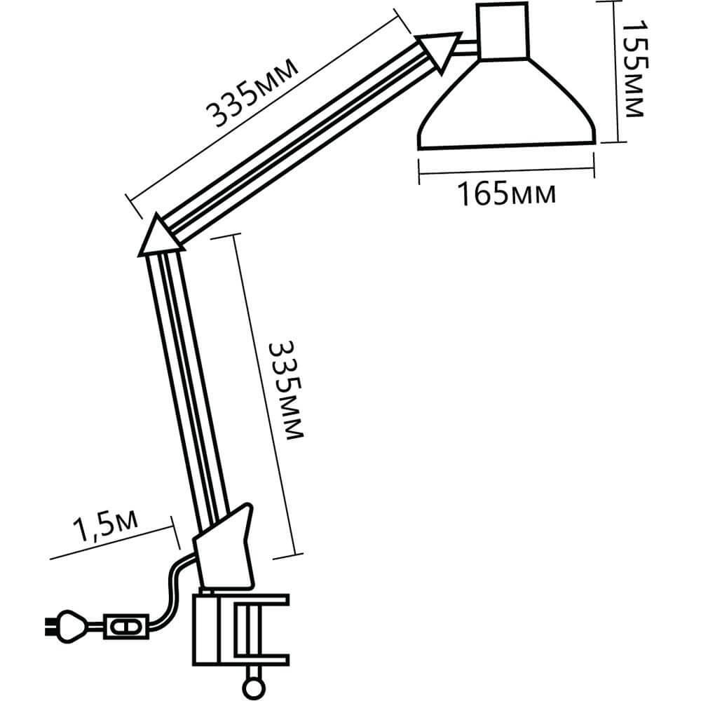 Настольная лампа (10610) Uniel TLD-524 White/LED/500Lm/4500K/Dimmer в Санкт-Петербурге