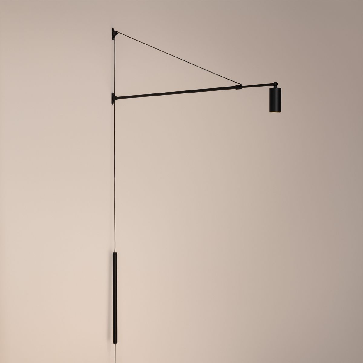 Настенный светильник Arlight SP-KANEL-WALL-6W Warm3000 (BK, 36 deg, 230V, TELESCOPIC) (IP20 Металл) 059601 в Санкт-Петербурге