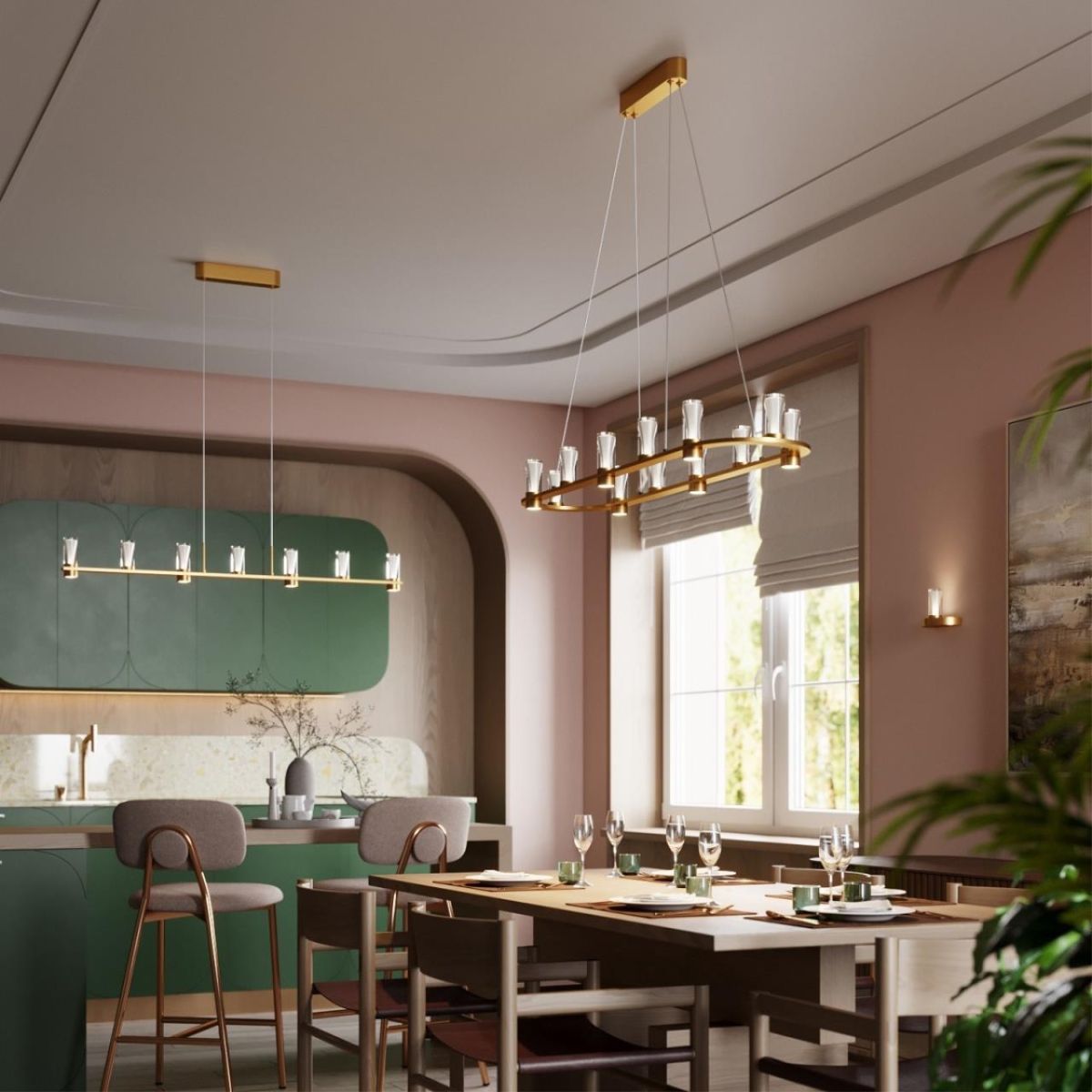 Подвесной светильник Odeon Light Hightech Defance 7144/45L в Санкт-Петербурге