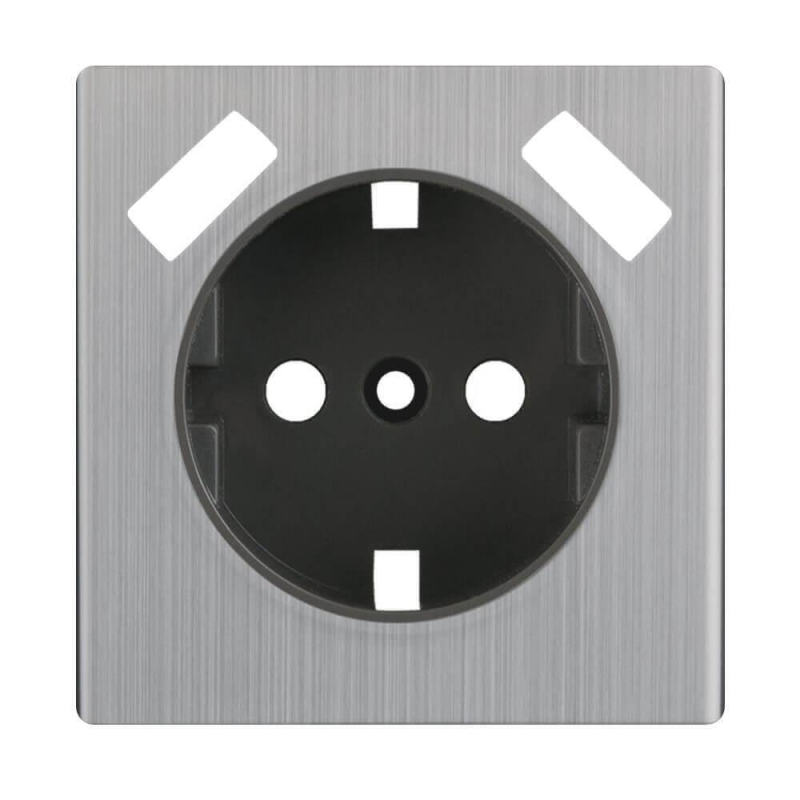 Лицевая панель Werkel розетки USB cеребряный рифленый WL09-USB-CP 4690389100338 в Санкт-Петербурге