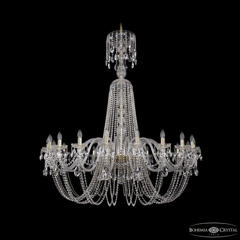 Подвесная люстра Bohemia Ivele Crystal 1402/20/530/XL-164 G в Санкт-Петербурге