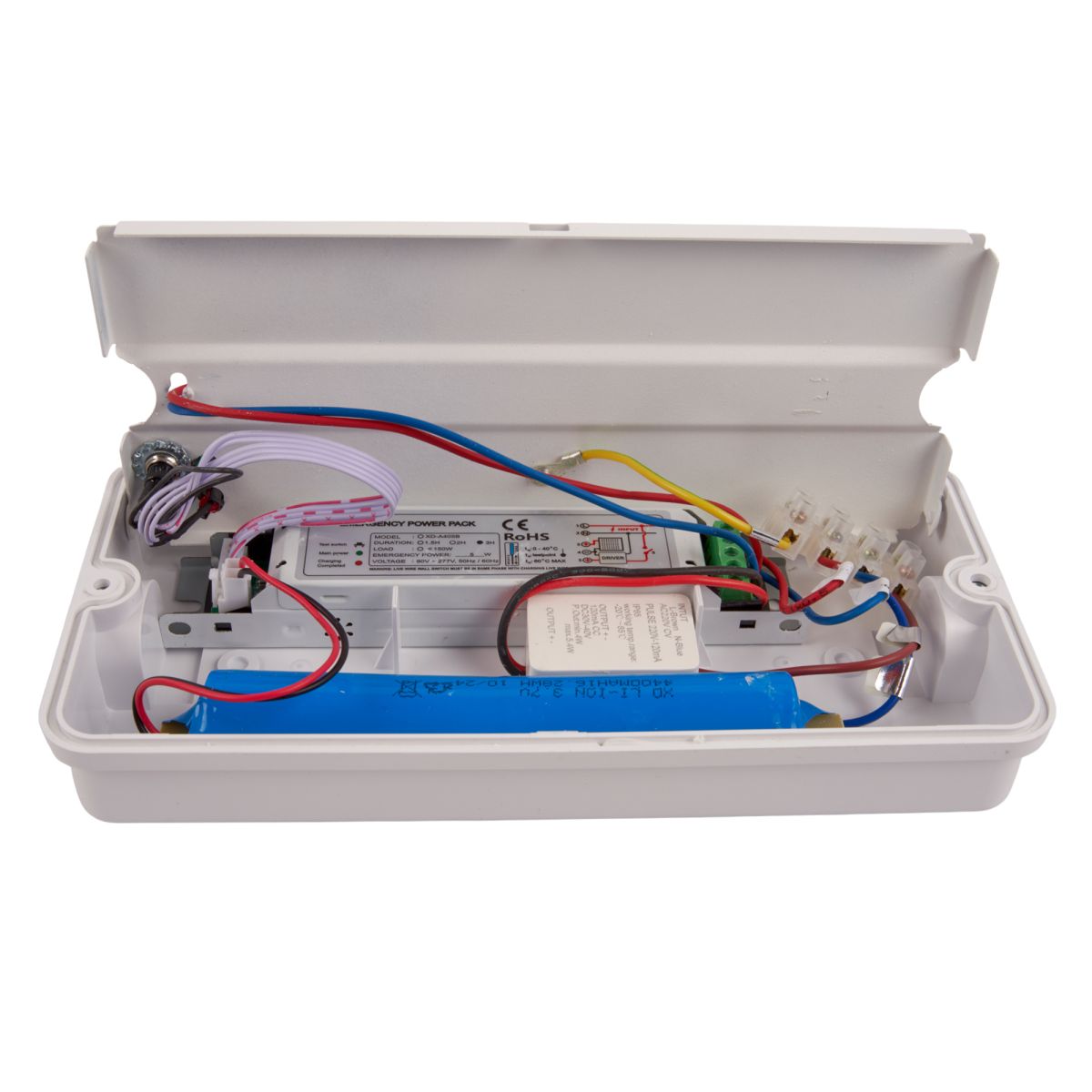 Светильник пылевлагозащищенный Uniel ULW-K25B 6W/4000K/EMG IP65 WHITE UL-00013352 в Санкт-Петербурге
