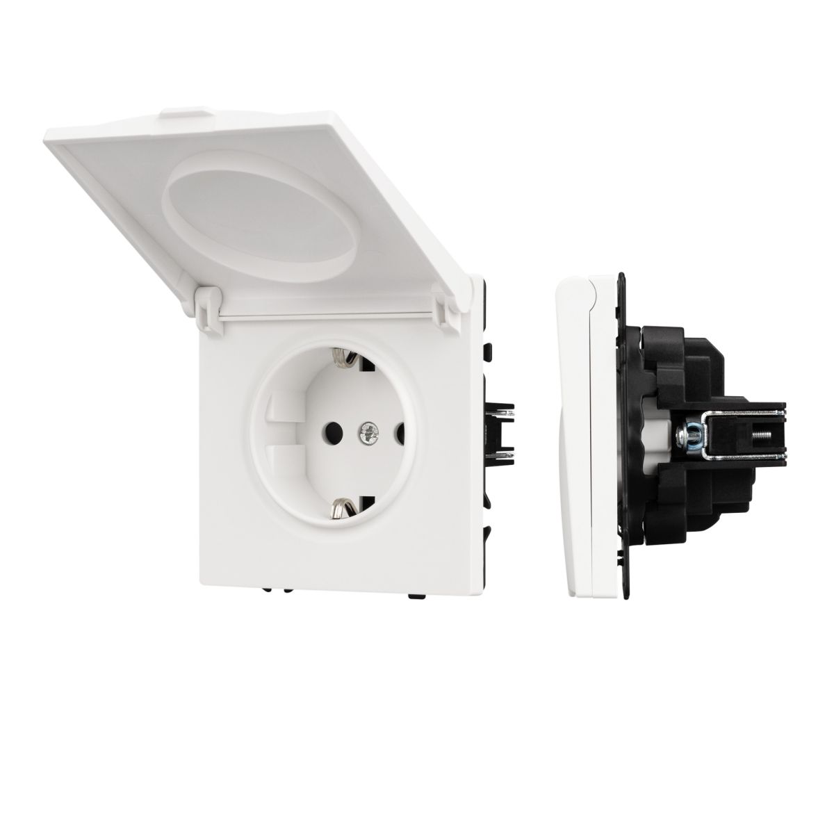Розетка зк со шторками и крышкой софт-тач белый кварц Arlight SCT-MCP-SFPL-WH (250V, 16A) 054280(1) в #REGION_NAME_DECLINE_PP#