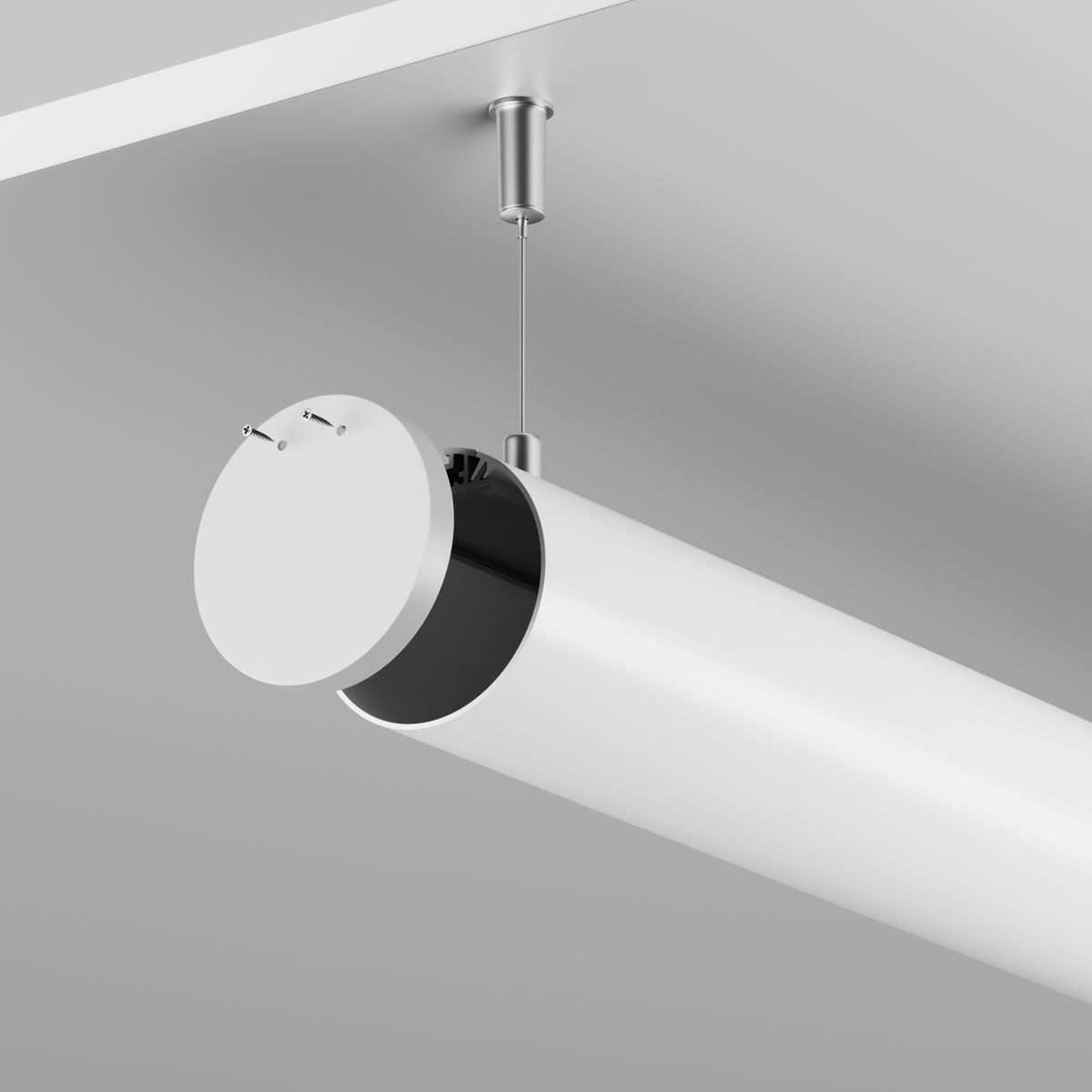 Комплект заглушек для профиля D60 2шт Maytoni Led Strip ALM-D60-EC 642082 в Санкт-Петербурге