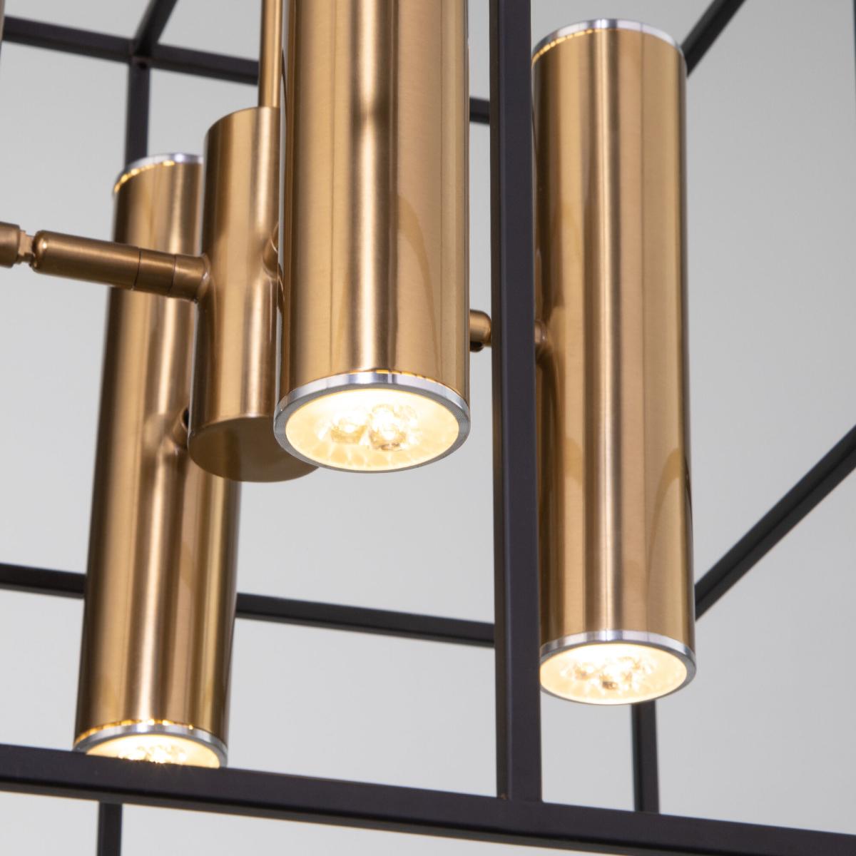 Люстра на штанге Eurosvet Adamson 70142/8 латунь a060669 в Санкт-Петербурге