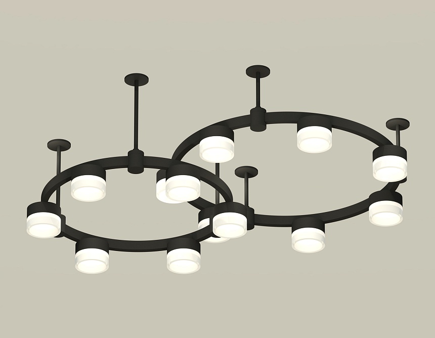Комплект подвесного светильника Ambrella Light Techno Ring XR92221002 (A9222, A9227, C9238, C9232, N8401) в Санкт-Петербурге