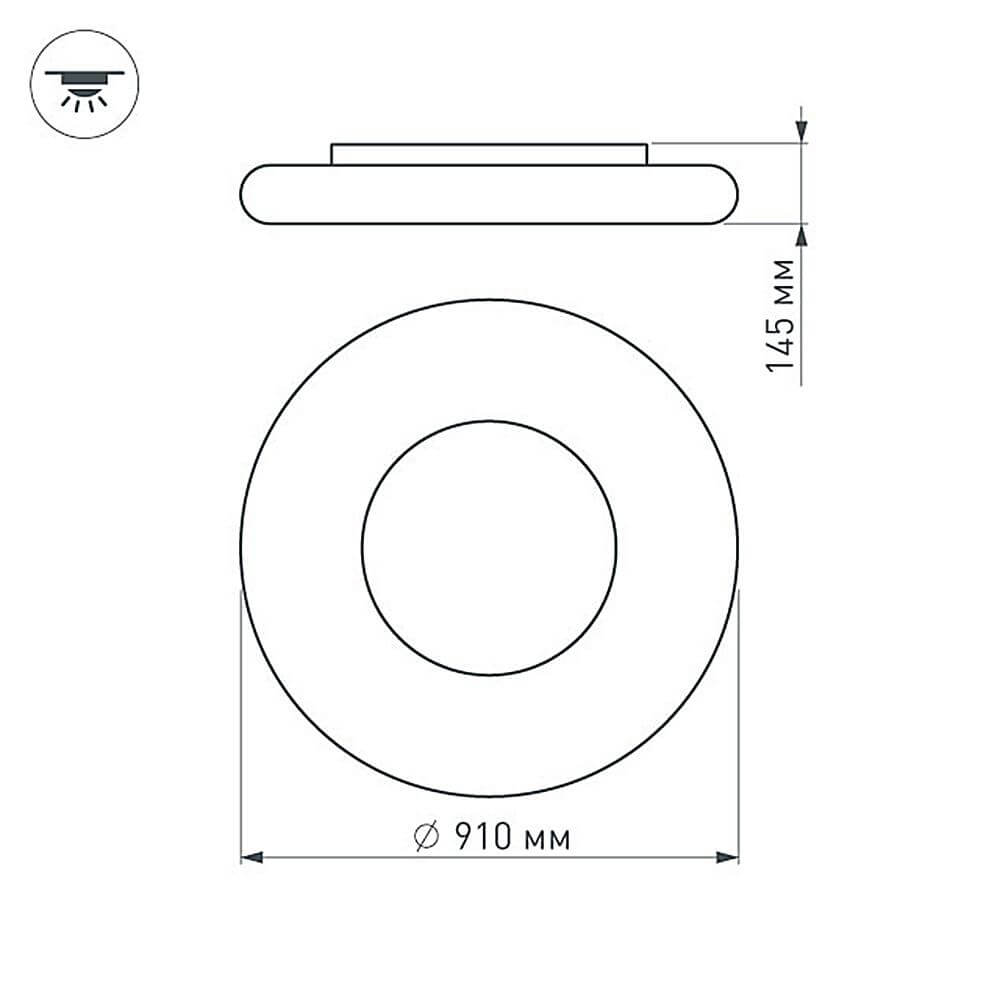 Потолочный светильник Arlight ALT-TOR-BB910SW-120W Day White в Санкт-Петербурге