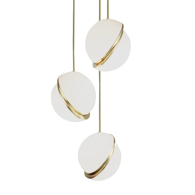 Подвесной светильник Delight Collection Crescent 9182P/3S brass в Санкт-Петербурге