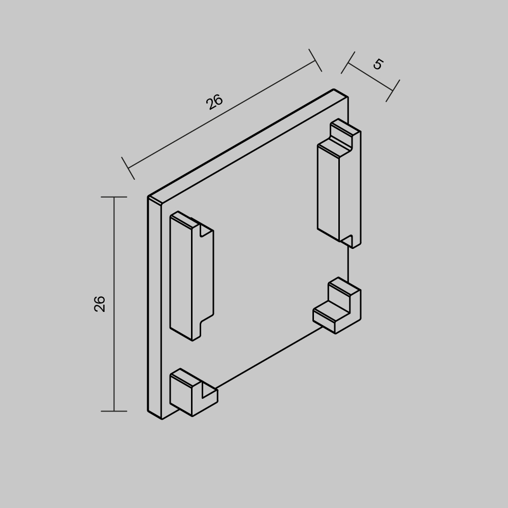 Заглушка Maytoni Technical Exility TRAMN034EC-41W в Санкт-Петербурге