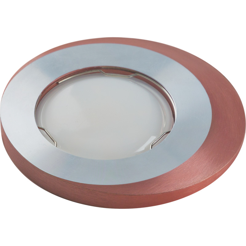 Встраиваемый светильник Fametto DLS-V105 GU5.3 CHROME+BROWN 10737 в Санкт-Петербурге
