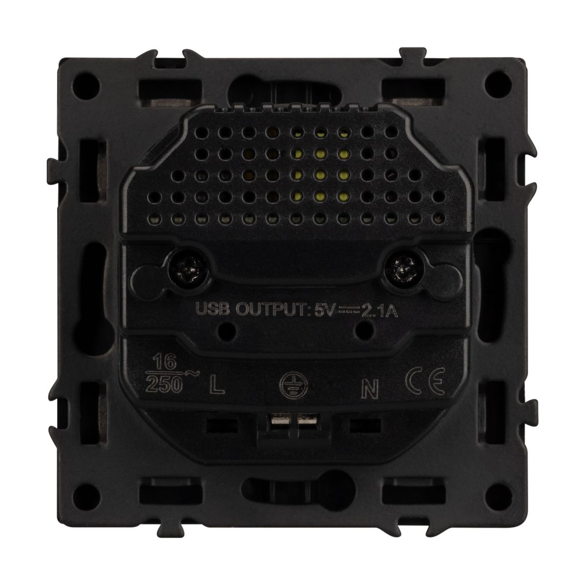 Механизм розетки с USB зарядкой Arlight SCT-NOBE-MUAA-SFPL-BK (230V, 16A) 054289 в Санкт-Петербурге