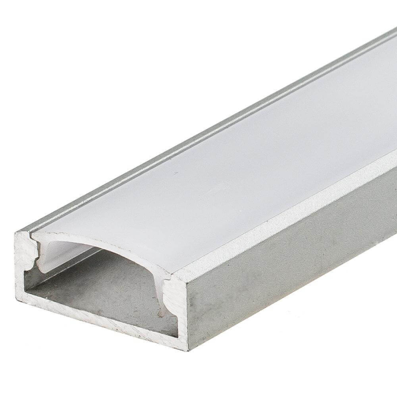 Профиль с экраном Arlight ALU-WIDE-H8-2000 ANOD+FROST 014852 в Санкт-Петербурге