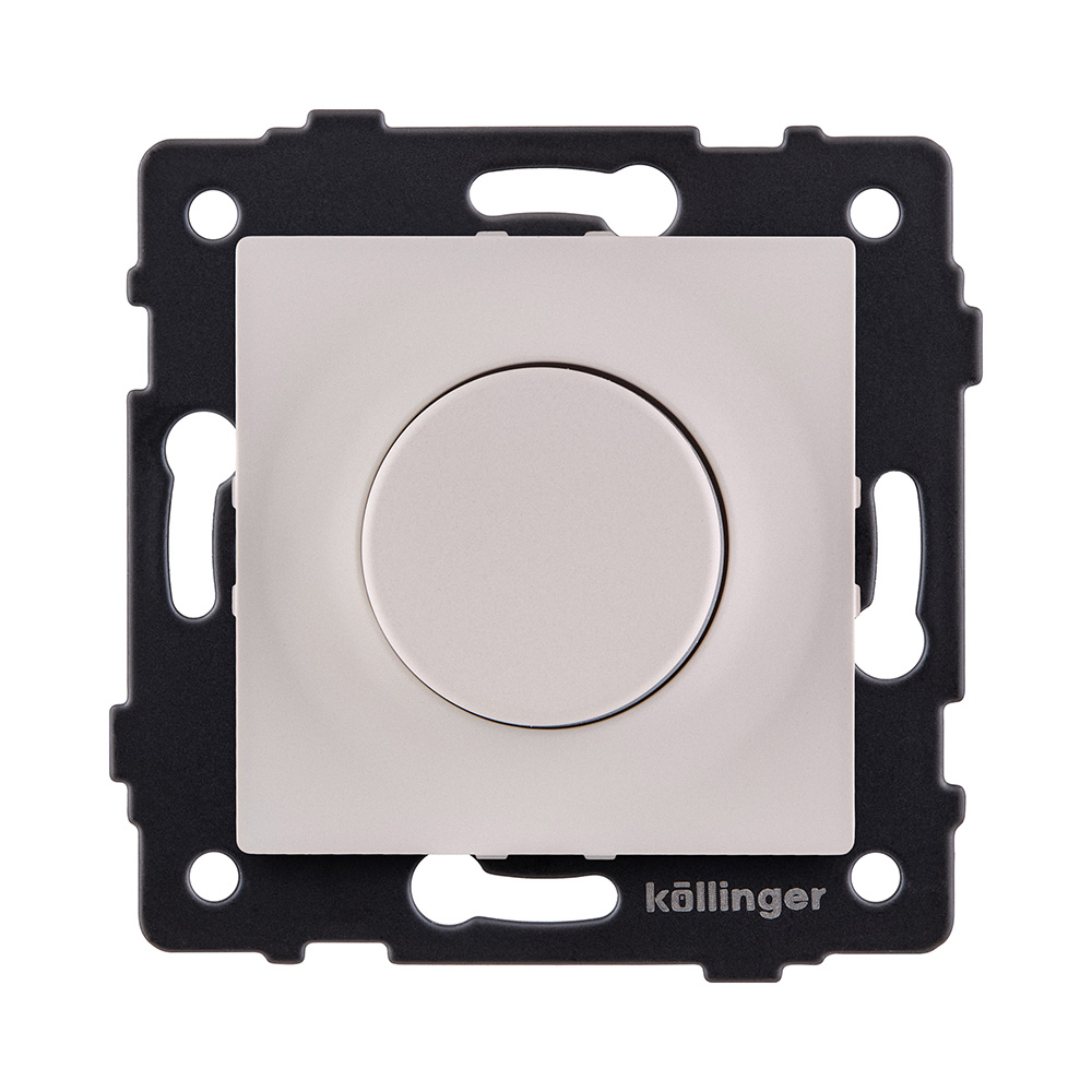 Светорегулятор для светодиодных ламп, проходной, 500W, кашемир матовый Kollinger REA-048CM для Aspekt, Eleganz, Reflex в #REGION_NAME_DECLINE_PP#