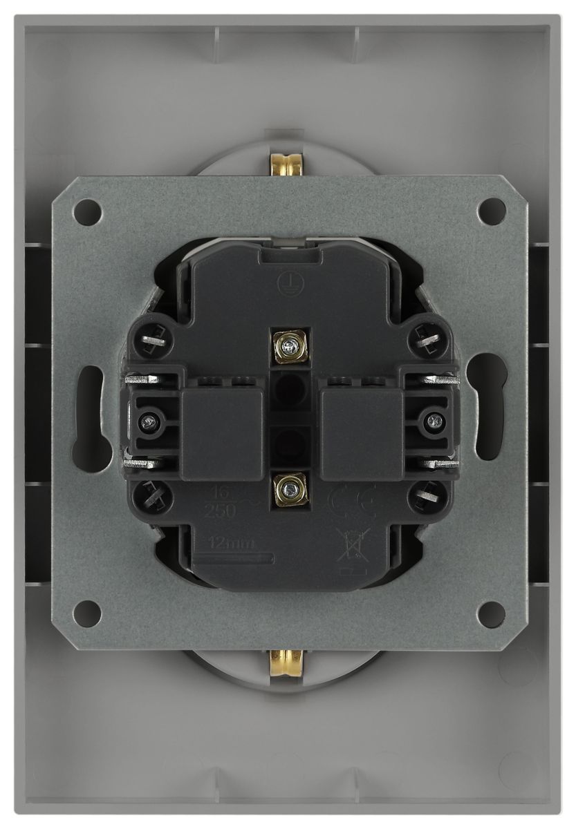 Розетка Эра Arktik 16-2107-03 без заземления двойная 2X2P 16А-250В алюминий Б0071683 в #REGION_NAME_DECLINE_PP#