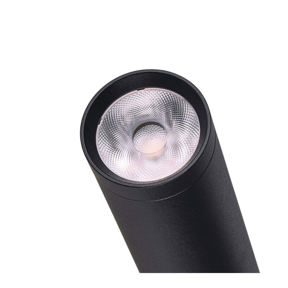 Трековый однофазный светильник AM Group Plain Opal AM588 10W 4000K BK в Санкт-Петербурге