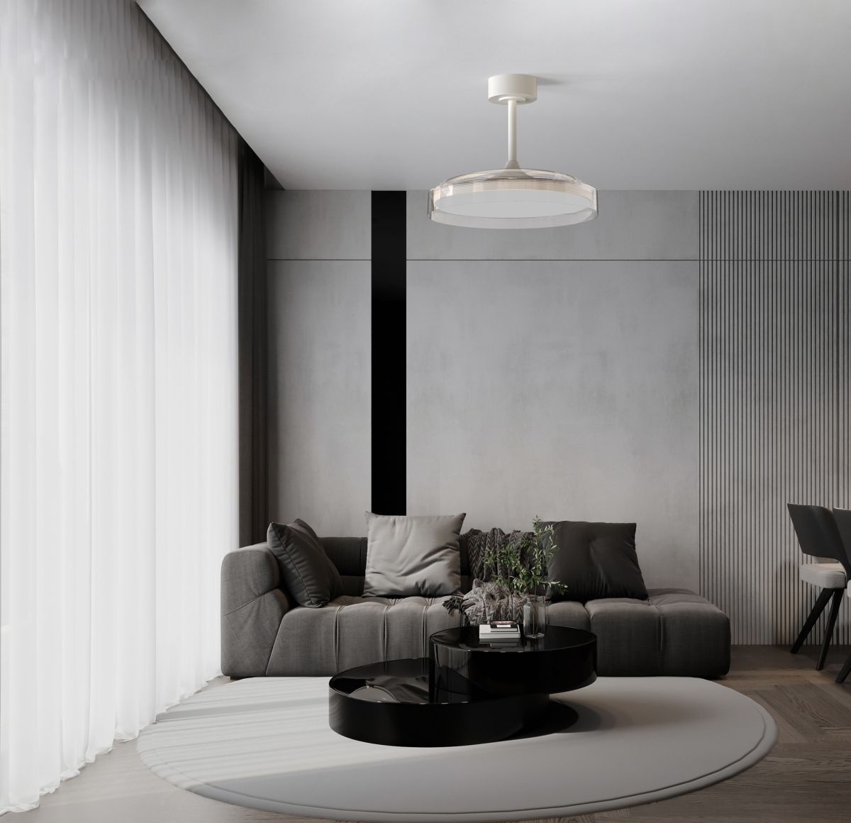 Люстра-вентилятор Mantra Glass Fan 9525 в Санкт-Петербурге