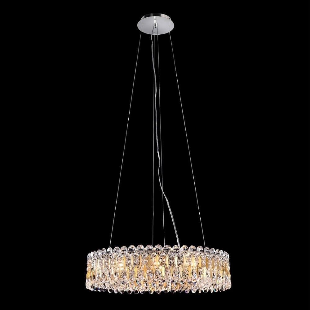 Подвесная люстра Crystal Lux Lirica SP10 D610 Chrome в Санкт-Петербурге