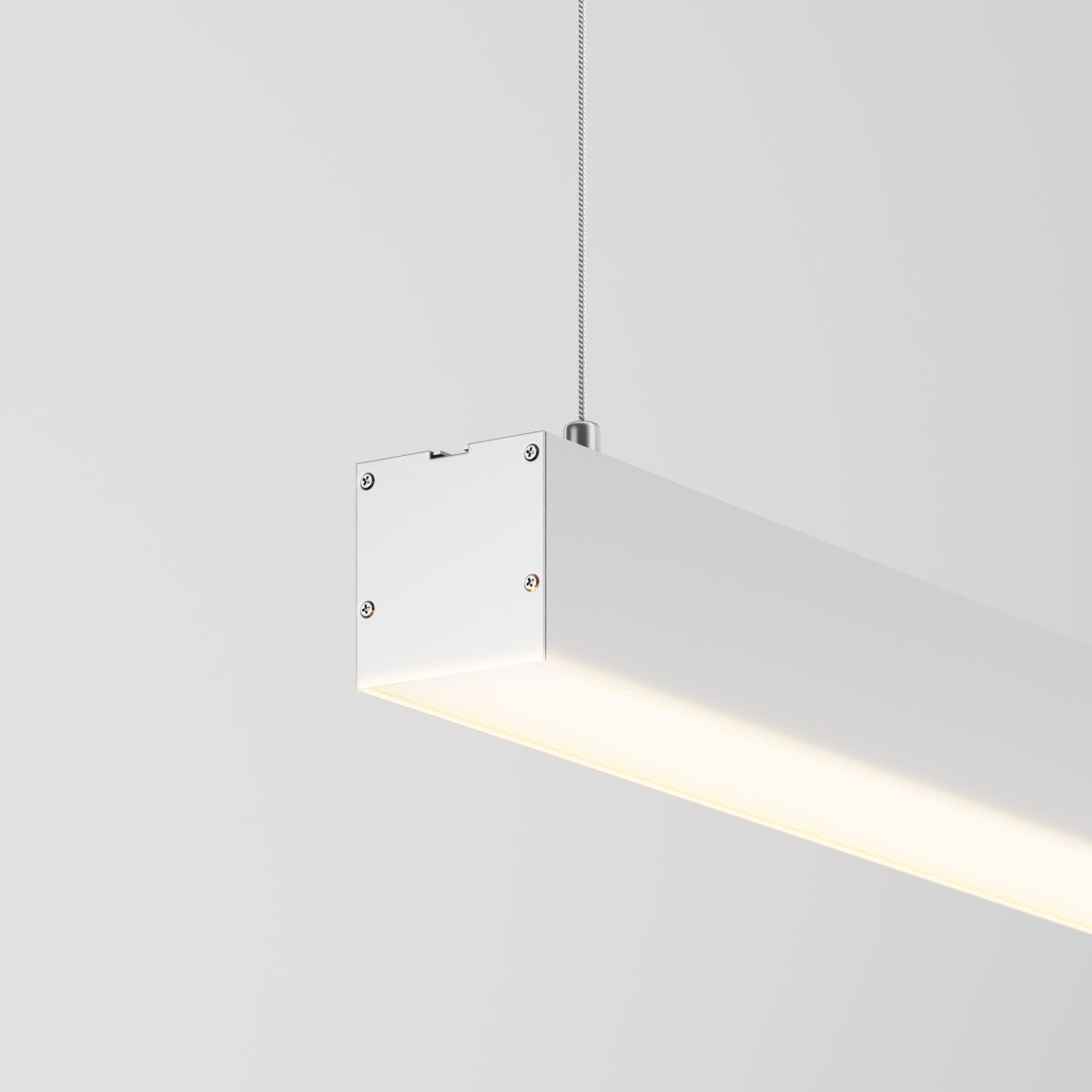 Линейный подвесной светильник Maytoni Technical 3000K 50x50 (Серебро, 1 м) LL312019 в #REGION_NAME_DECLINE_PP#