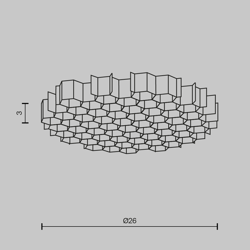 Светофильтр Maytoni Wise HoneyComb-D26 в Санкт-Петербурге