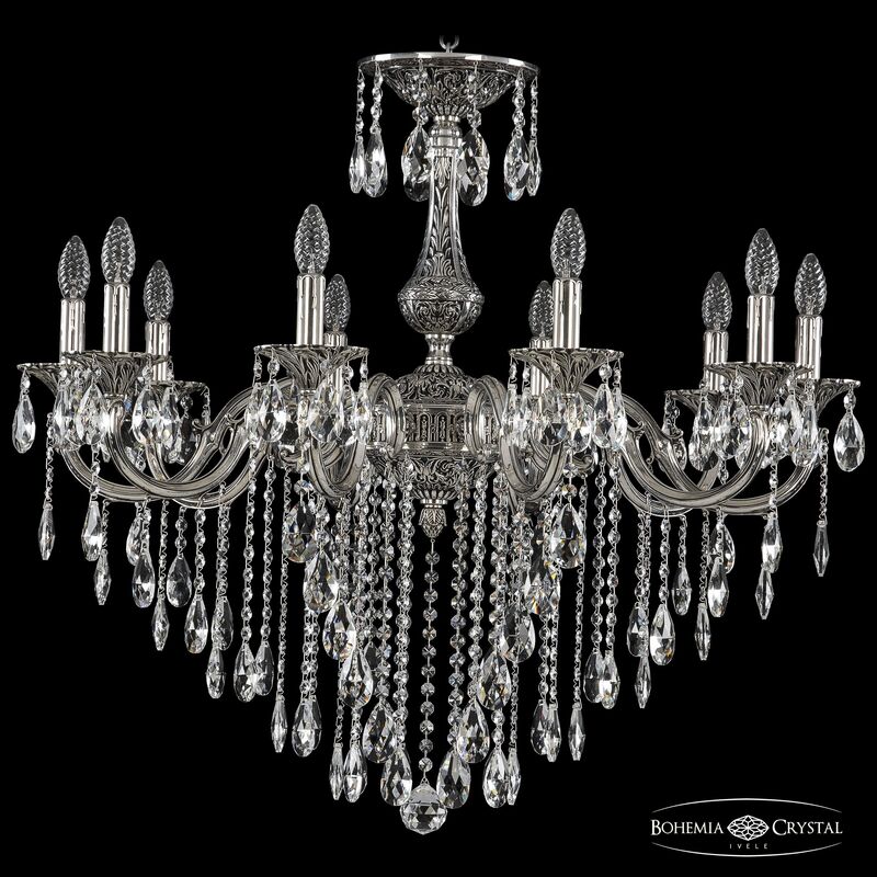 Подвесная люстра Bohemia Ivele Crystal Verona 72101/10/300 B NB в Санкт-Петербурге