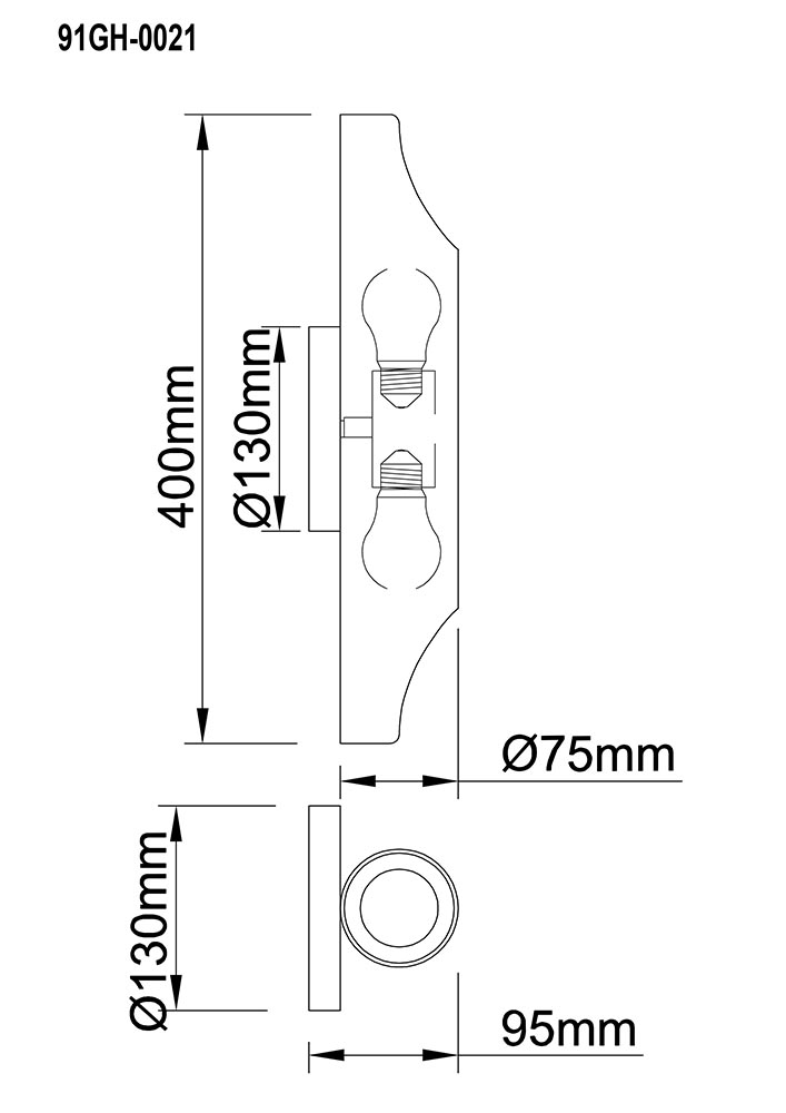 Настенный светильник Garda Decor 91GH-0021 в Санкт-Петербурге