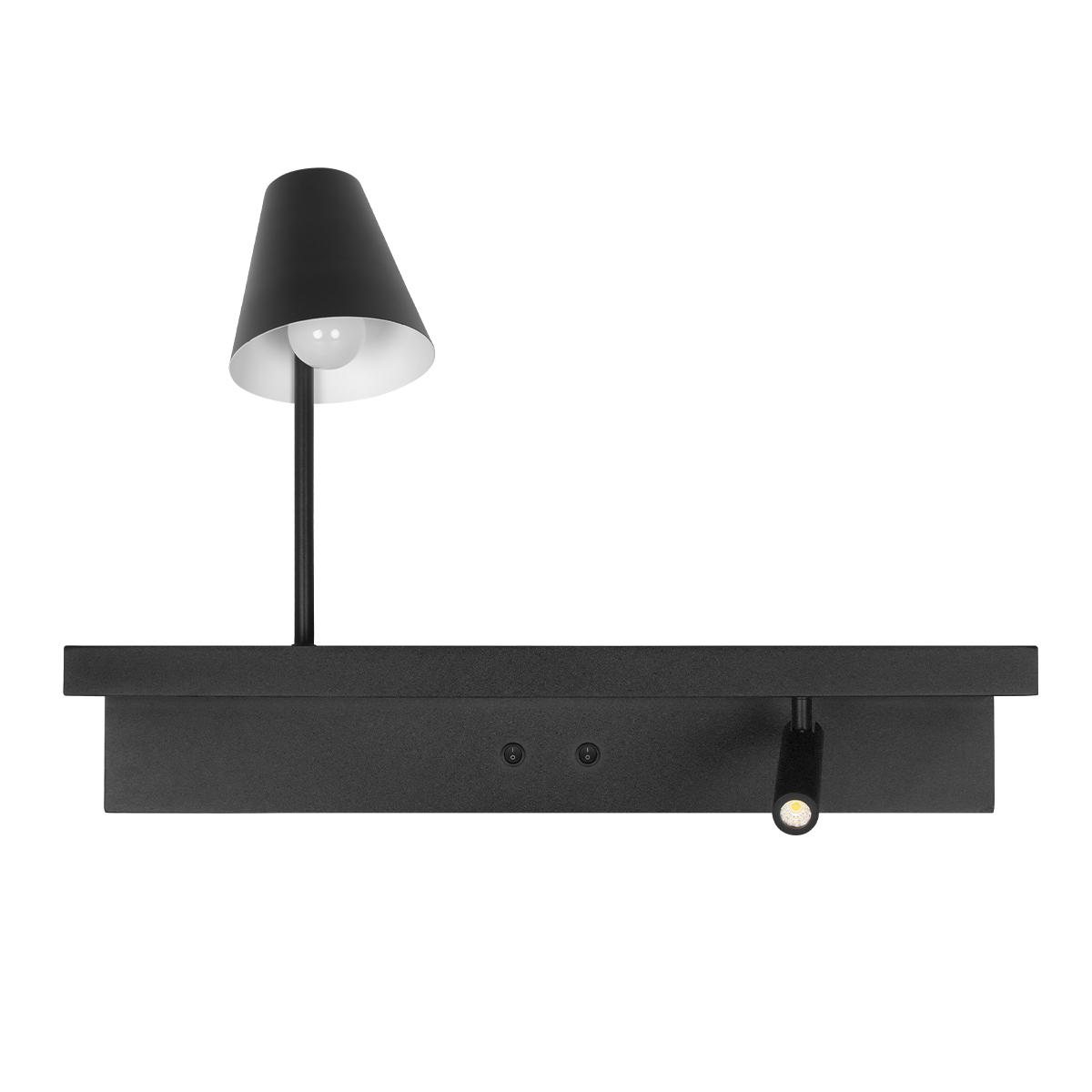 Бра Loft IT Shelf 10216/2W Black в #REGION_NAME_DECLINE_PP#