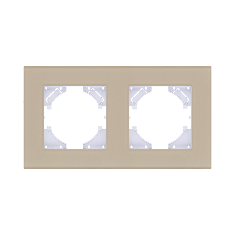 Рамка 2-постовая, стекло золотой Kollinger Reflex MG RM2GD в #REGION_NAME_DECLINE_PP#