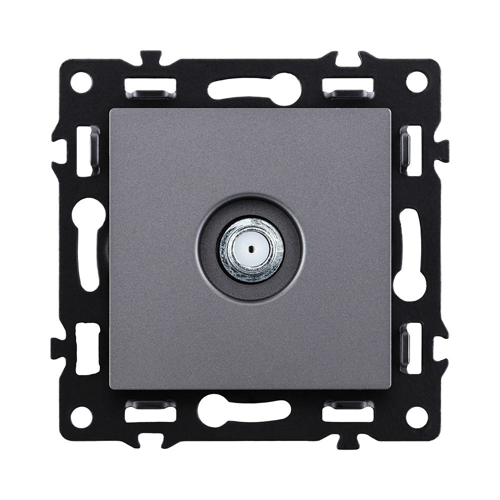 Розетка TV, серый Kollinger Asthetik AS-020GY в #REGION_NAME_DECLINE_PP#