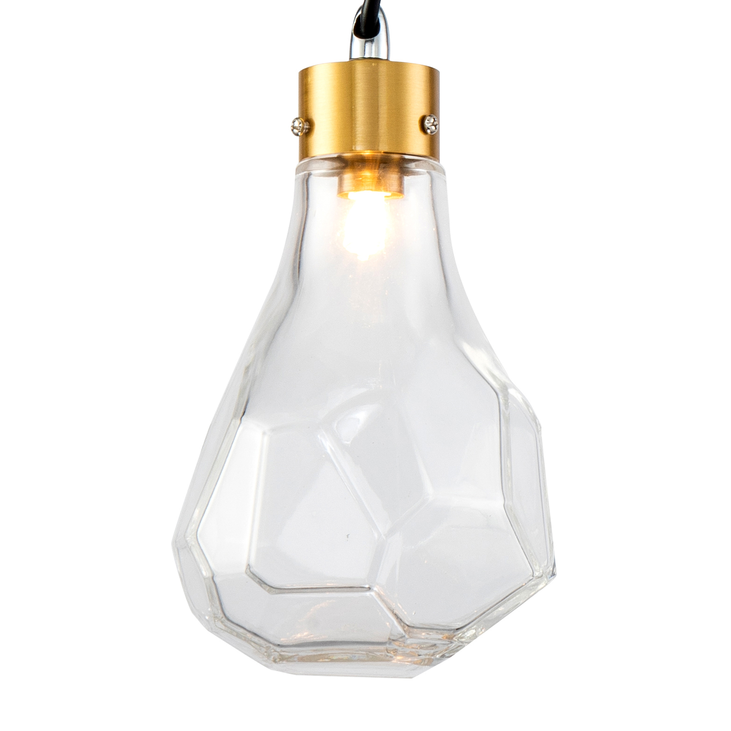 Подвесной светильник Delight Collection KR1197 KR1197P-1 brass/clear в Санкт-Петербурге