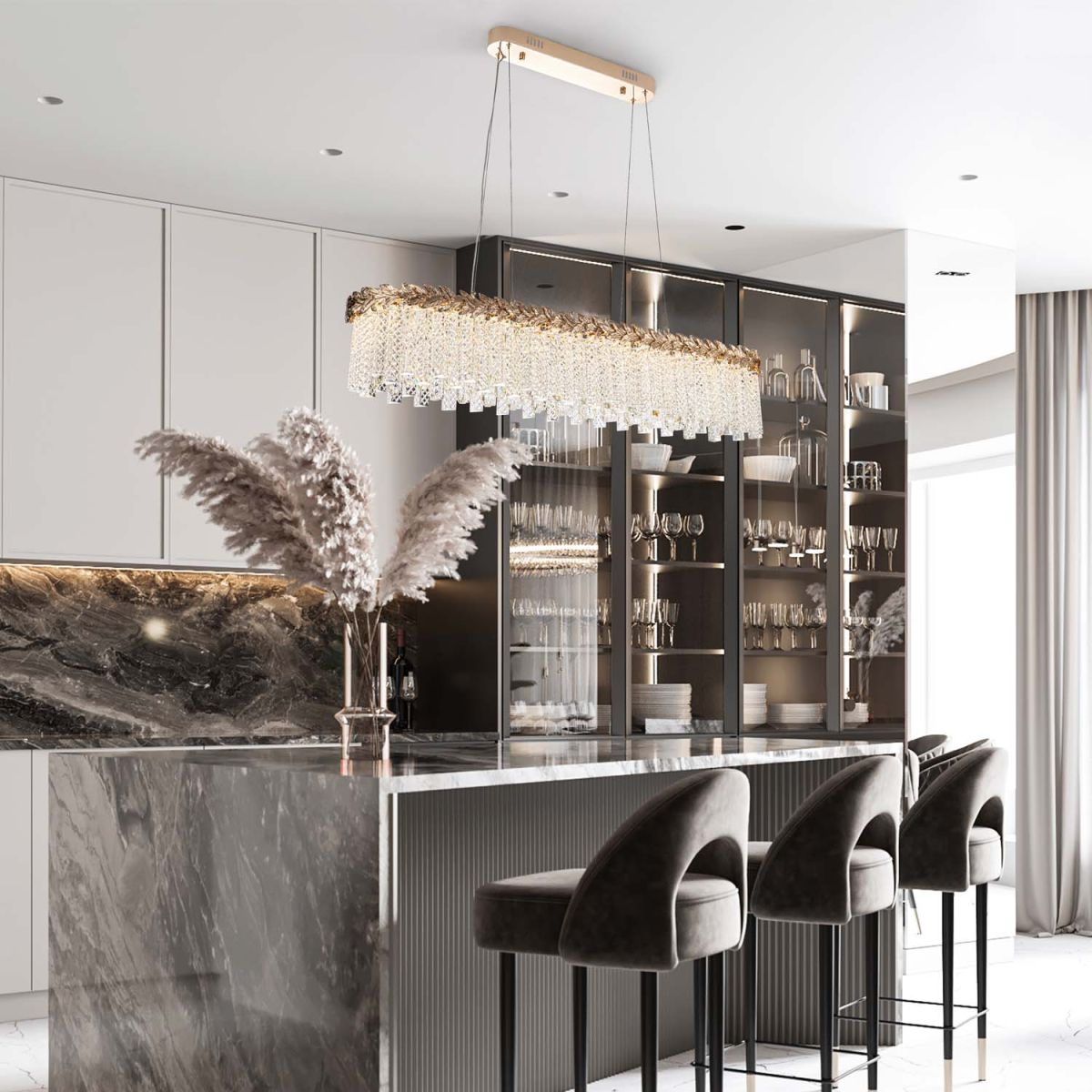 Подвесная люстра Modelux ML.8250.1100 GD в Санкт-Петербурге