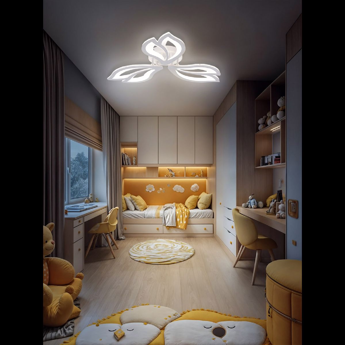 Потолочная люстра Natali Kovaltseva Fortuna LED LAMPS 81107/2C в Санкт-Петербурге