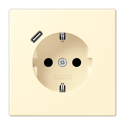 Розетка 2K+З USB Typ C Jung LC1520-18C201 в Санкт-Петербурге